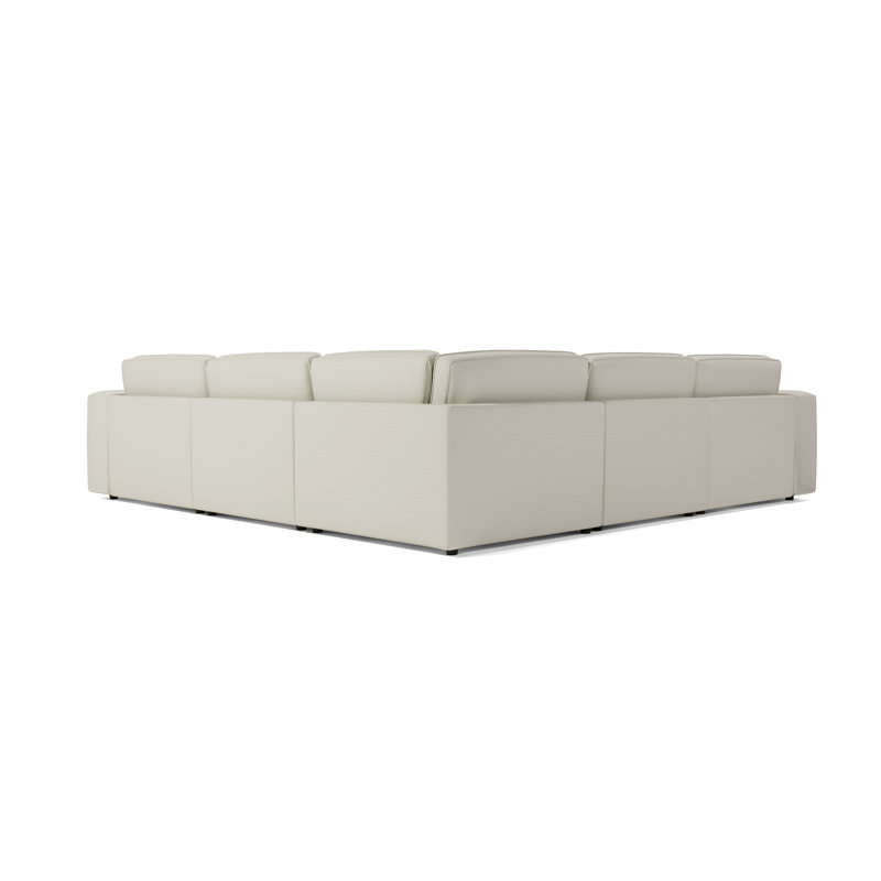 Canapé modulaire Elmore 01 en neige nomade Elmore