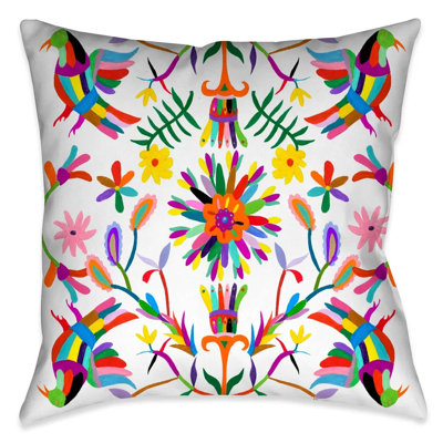 Folk Art Whimsy I Indoor Decorative Pillow