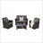4 Pieces Outdoor Patio Furniture Sets-1837435245