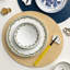 Dovi Faux Leather Round Placemats-773618798