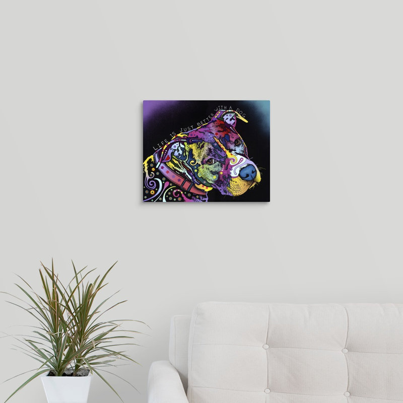 «Life is Just Better» par Dean Russo - reproduction, Toile, H 8 po x l 10 po x P 1,5 po