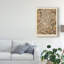 « austin texas city map brown », impression sur toile tendue-183685958