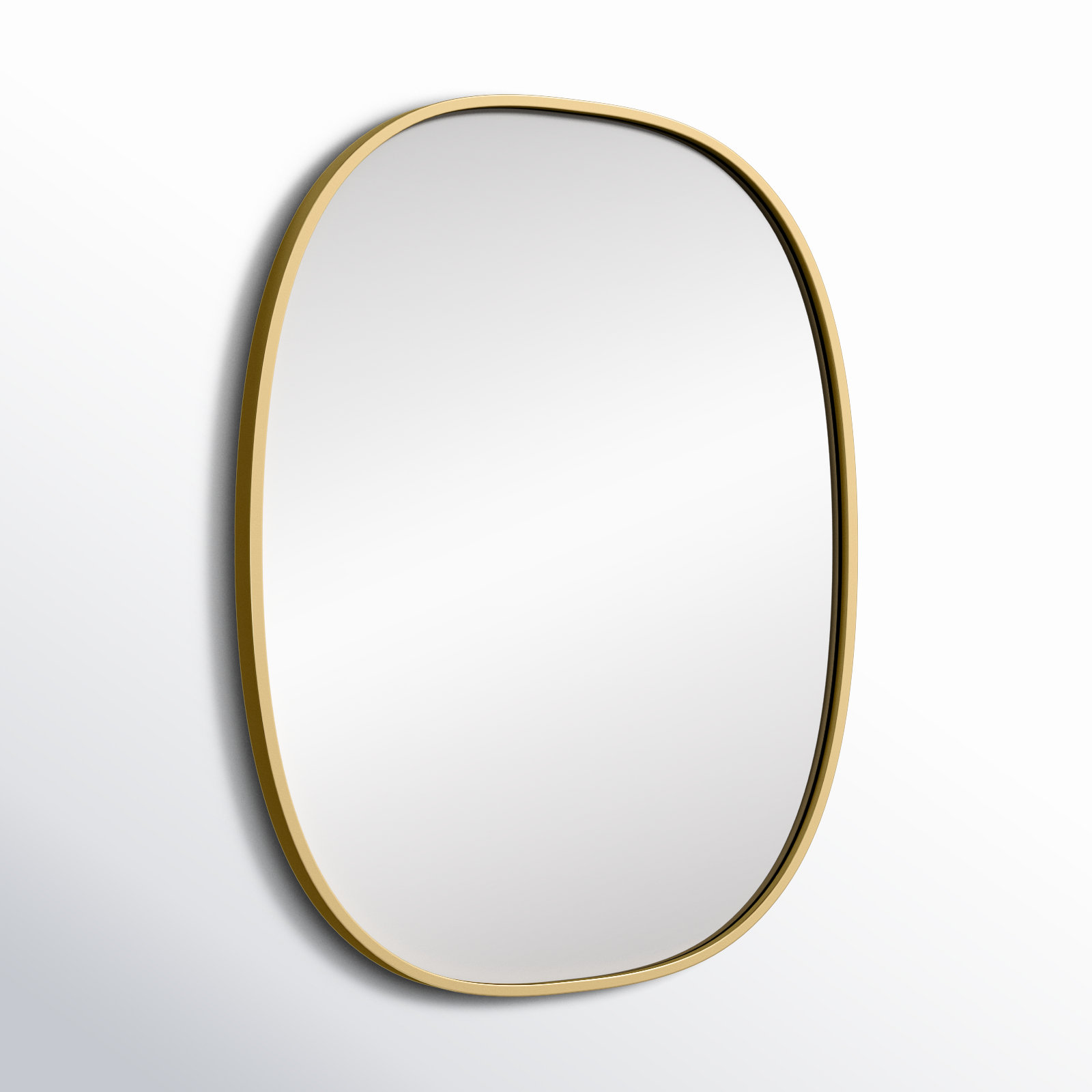 Sabine Accent Mirror, Brass, 36" x 30"