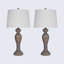 Joie 32" Opal Grey Table Lamp Set
