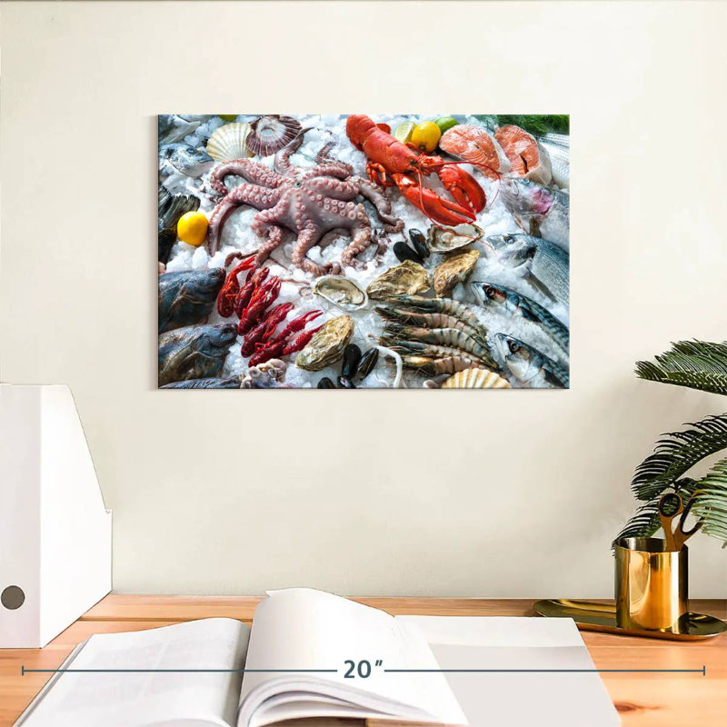 Fresh Seafood Platter, 8" H x 12" W