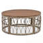 Ensemble de canapé d'extérieur 4 pièces avec table ronde et coussin moelleux