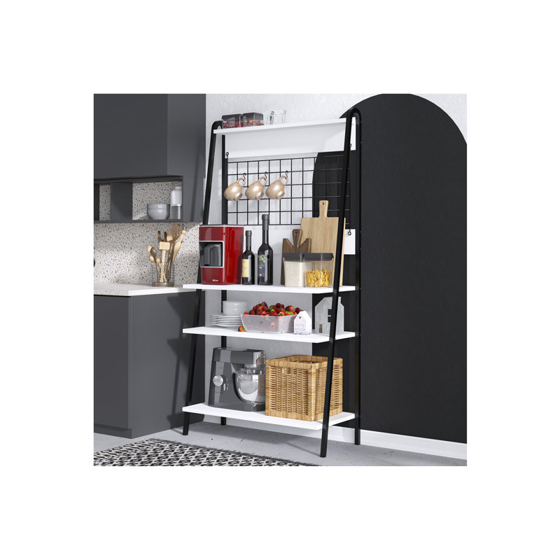 Armoire à café, Blanc