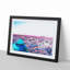 Boat in the Red Lotus Sea in Thailand in Abstract - Picture Frame Photograph Print-55679440-55679441