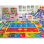 KC Cubs: Tapis éducatif: alphabet ABC, chiffres et formes - tapis de jeu de 5 pi x 7 pi - jeu interactif, tapis de zone d'activité, chambre à coucher, salle de classe, bébé, tout-petit, enfants-1866146243