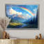 Rainbow Over The Rocky Mountains - Rainbow Canvas, art mural-1198099950-1198099952