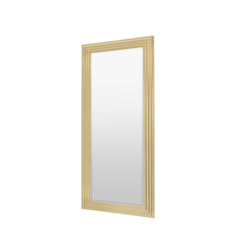 Ritz Gold Rectangle Mirror 109x79cm, 429.26 cm H x 175.26 cm W