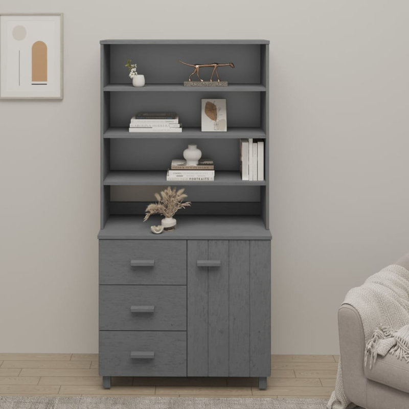 Qualin 180cm H x 90cm W Bookcase