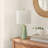 Magalie 1-Light Ceramic Table Lamp with Linen Drum Shade -772252236-777089775