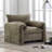 Modern Style Chenille Oversized Armchair Accent Chair Single Sofa Lounge Chair 38.6'' W for Living Room-865451910