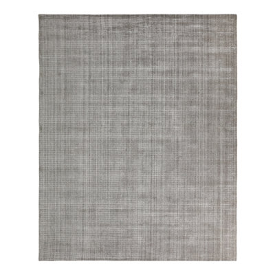 Elroy Taupe Hand-Woven Striped Rug