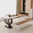 Tan+Black+Clear Rectangular Solid Wood+Iron+Acrylic desk-109793354