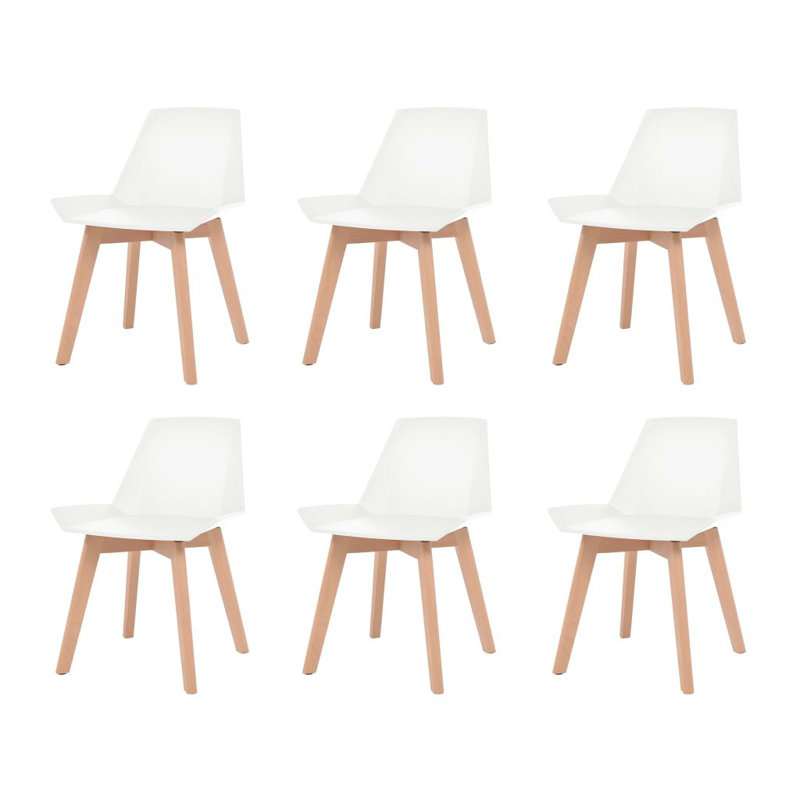 Trace 43cm H Side Chair, White