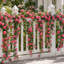 Ensemble de 2 guirlandes de fleurs artificielles roses 180cm / 71in-1147543911