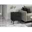 Table d'appoint moderne avec deux tiroirs de rangement-1073363507