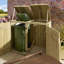 Wooden Double Bin Store