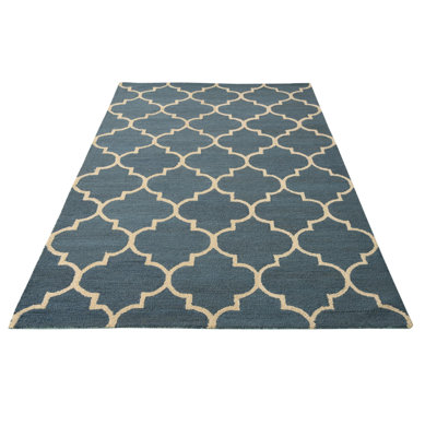 Tapis bleu Otto