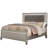 Veloura Silver Twin Panel Bed