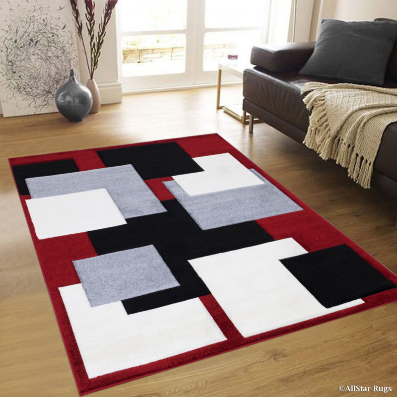 Lucier Geometric Indoor Rug, Rectangle 5'2" x 7'2"