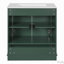 Meuble-lavabo de luxe 30 po avec lavabo en céramique, portes à fermeture douce-118675669