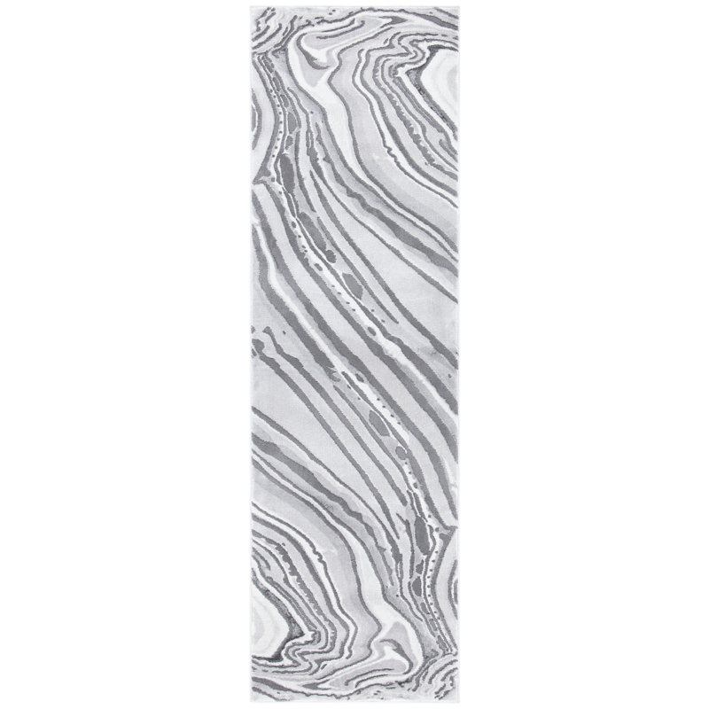 Bordonaro Performance Abstract Rug, Runner 2'3" x 8'