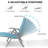 Erwine Aluminum Outdoor Metal Chaise Lounge with Adjustable Backrest-818915054