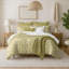 Ensemble de housse de couette en dentelle Primrose et 1 taie décorative simple-120905295