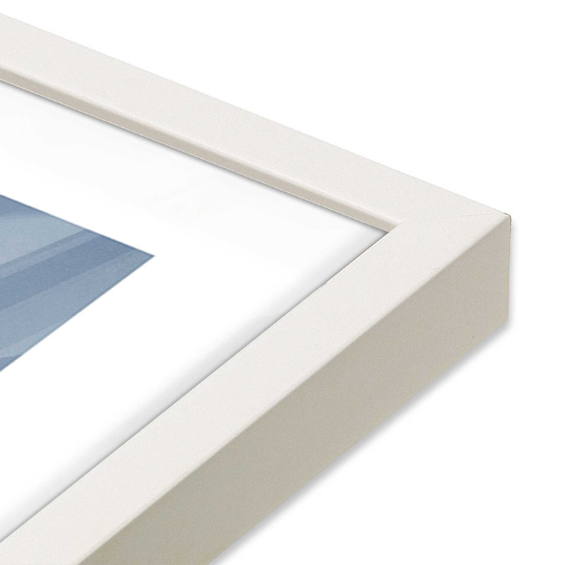 «Sands Of Tranquility», Blanc opaque, H 13 po x l 17 po