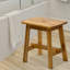 Banc de douche en bois massif Jaouad