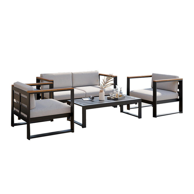 Revella 4 - Person Patio Conversation Set with Cushions