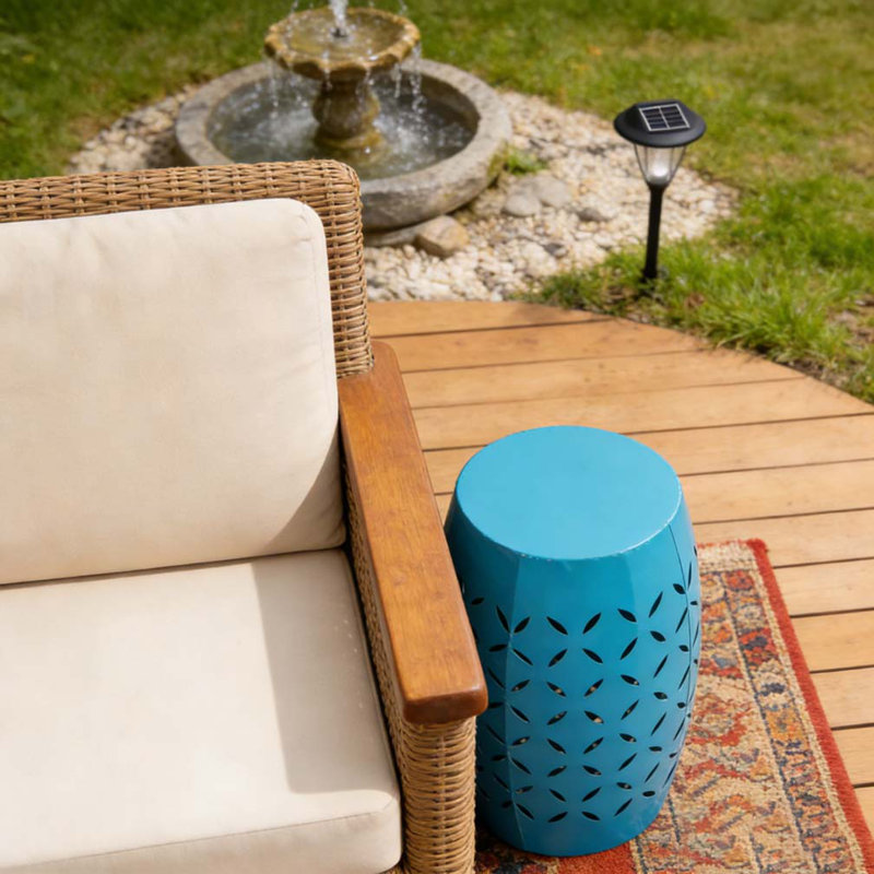 Table d'appoint 12 ", Bleu