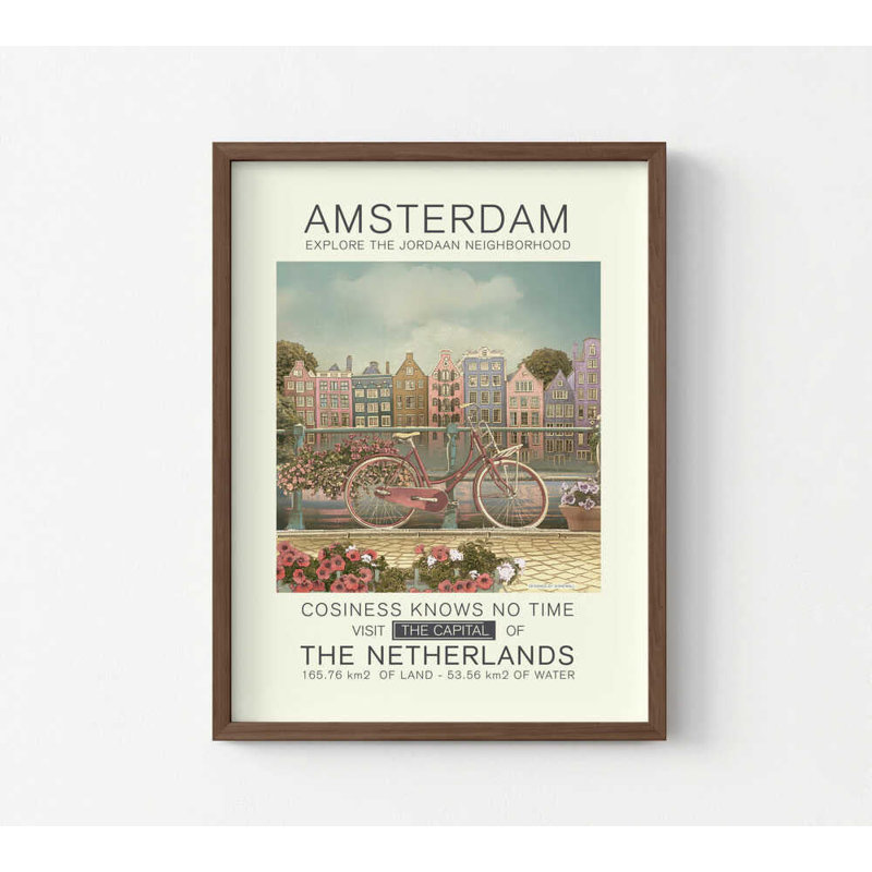 Reproduction d'art encadrée ou non, 24" H x 18" W, Framed Print without Mat, Brown