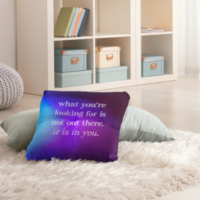 Self Confidence Throw Pillow