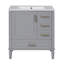 Meuble-lavabo 30 po avec lavabo en céramique