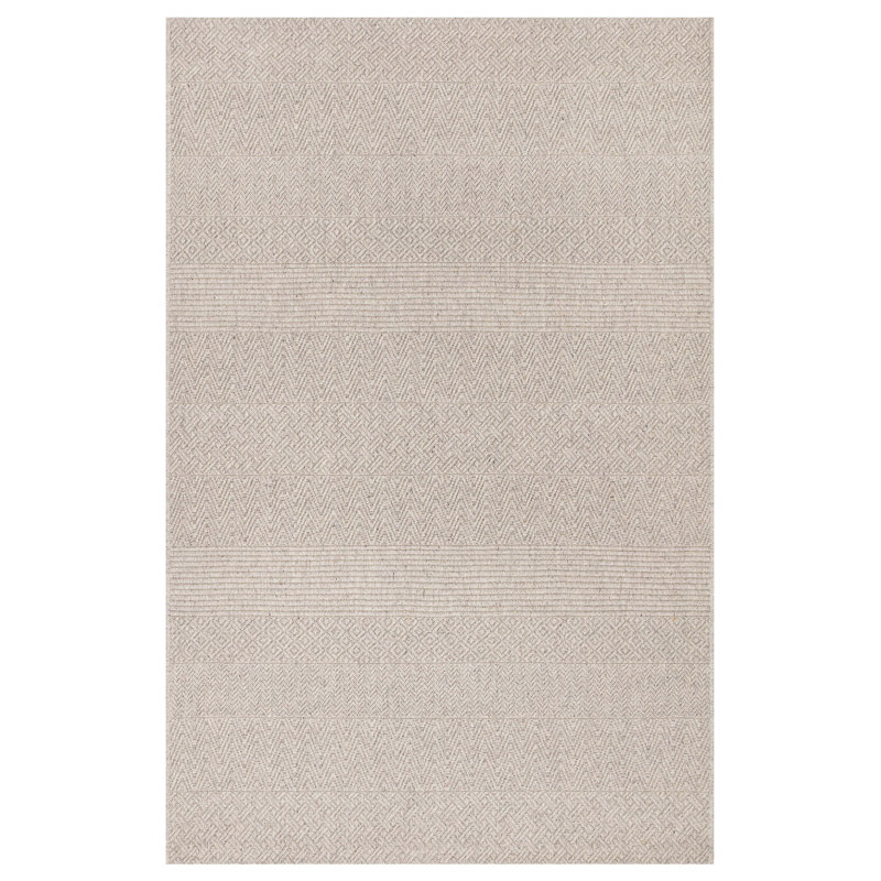 Jaritza Wool Geometric Indoor Rug, Rectangle 4' x 5'11"
