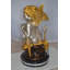 Statue Headrick Cupid Girl on A Rock - Taille: L 20 po x l 15 po x H 25 po.