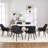 Faux Leather Upholstered Metal Dining Chair-957567176-957567180