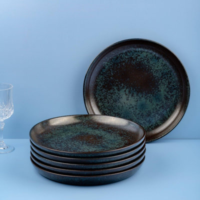 Assiette plate en porcelaine de qualité supérieure SAHara | Assiette plate | Va au micro-ondes et au lave-vaisselle