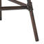 Tabouret de bar d'extérieur pivotant à hauteur réglable avec coussins