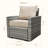 Camel Wicker Outdoor Lounge Chair-1126200156-1126200177