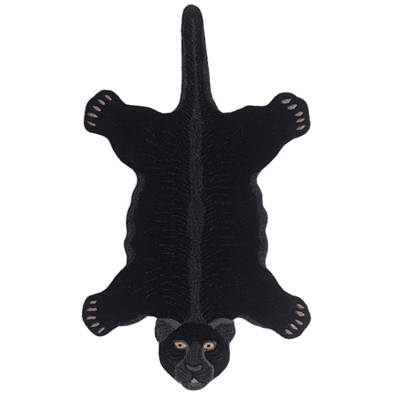 Oval Animal Print 90cm X 150cm Area Rug