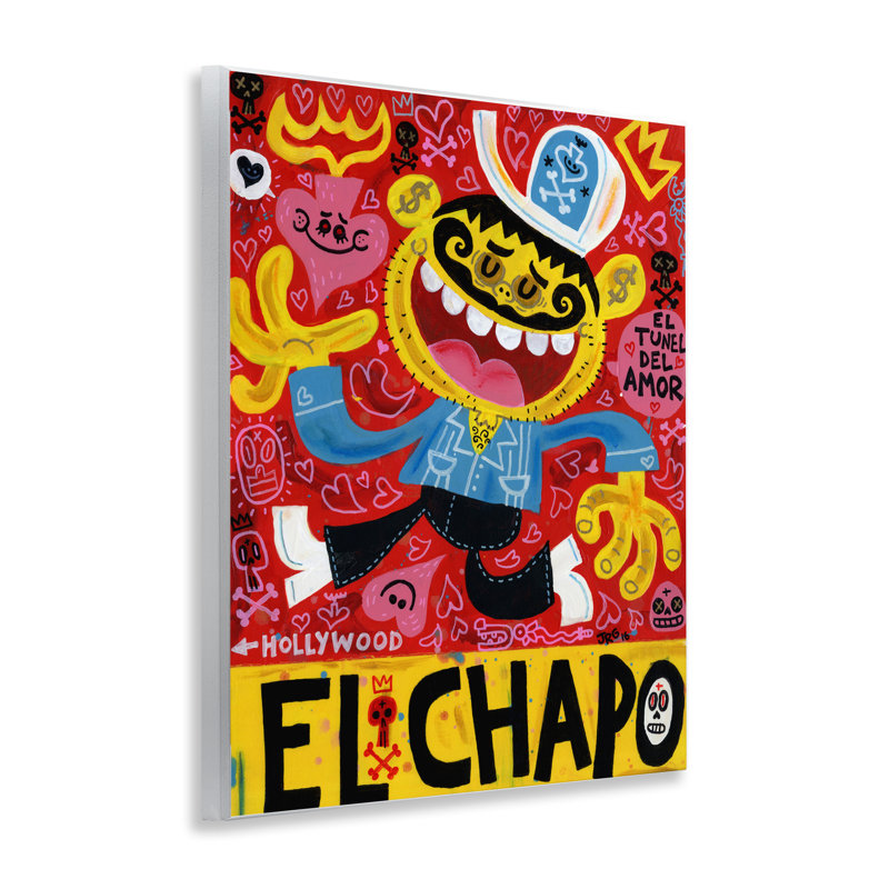Dessin mural El Chapo, par Jorge R. Gutierrez