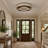 4-Light 19.7" Tiffany Style Flush Mount Ceiling Light