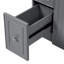 Meuble-lavabo 24 po avec lavabo en céramique, 2 tiroirs, 1 porte à fermeture en douceur-114497832