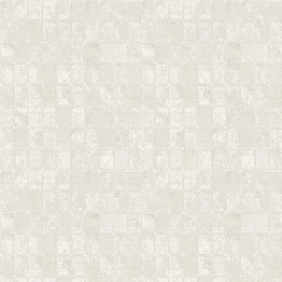 Metallic FX Geometric Tile 33' L x 21" W Wallpaper Roll