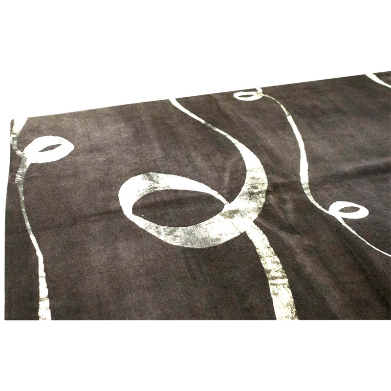 Hand Knotted Area Rug in Bark